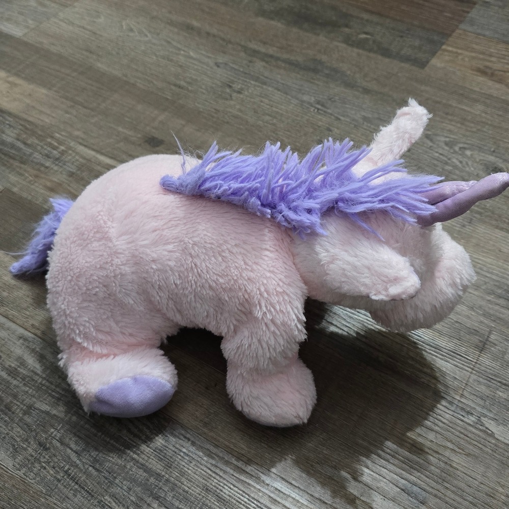 Pillow Charms Magical Unicorn Plush Folding Pillow Pink Purple Small 2013 - Picture 5 of 10